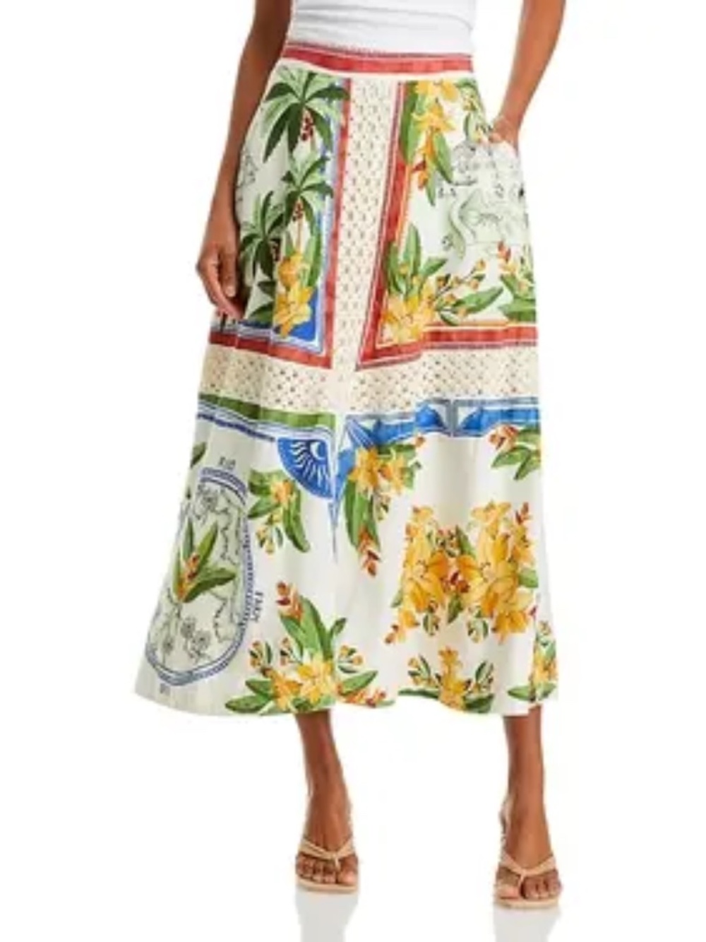 FARM RIO  Destination Midi Skirt